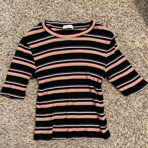 Cotton On Ribbed Retro Top. Size S.